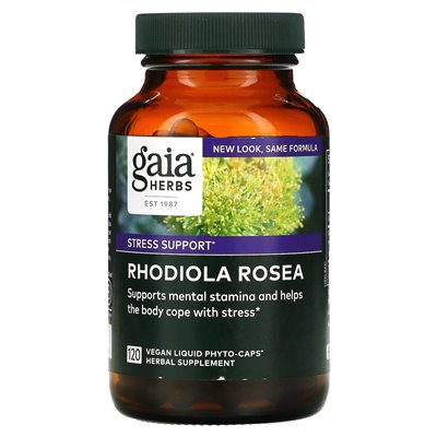 Gaia Herbs, Rhodiola Rosea, 120 vegane Phyto-Kapseln mit Flüssigkeit