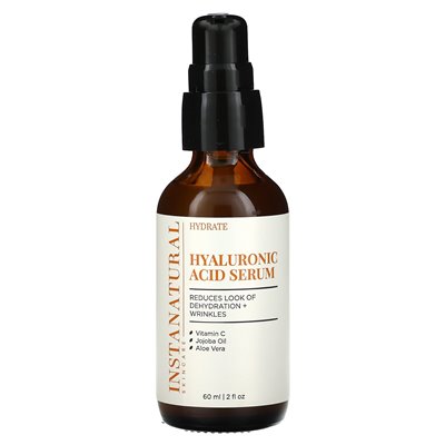 Instanatural, hialuronowa surowica kwasowa, 2 Fl Oz (60 ml)