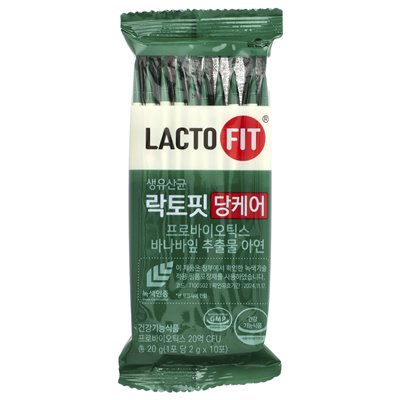 Laktofit, probiotyk, pielęgnacja cukru we krwi, 60 patyków, (2 g) każdy