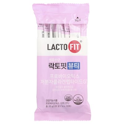 Lactofit, probiotyk, piękno, 60 patyków, (2 g) każdy