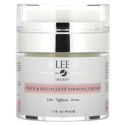 Kleem Organics, Hals- und Dekolletécreme, für alle Hauttypen, 1,7 fl oz (50 ml)