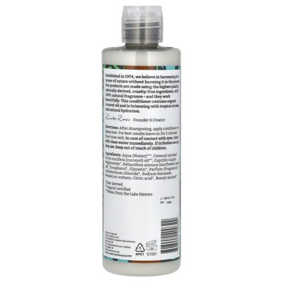 Wiara w przyrodę, odżywek, dla normalnych/suchych włosów, kokosu, 13,5 fl oz (400 ml) Wiara w przyrodę, odżywek, dla normalnych/suchych włosów, kokosu, 13,5 fl oz (400 ml)