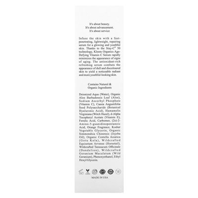 Kleem Organics, Jeunesse, Professionelles Vitamin-C-Serum, 1,7 fl oz (50 ml)