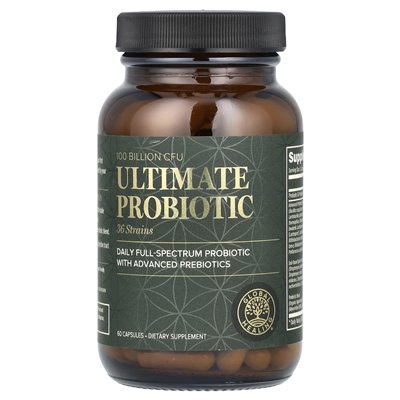 Global Healing, Ultimate probiotyc, 100 miliardów CFU, 60 kapsułek