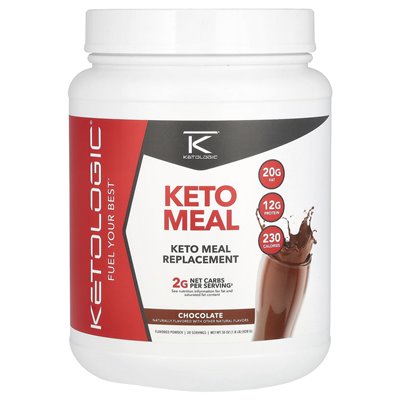 Ketological, Ketomeal, Meal Replacement, Chocolate, 1.8 lbs (828 g)