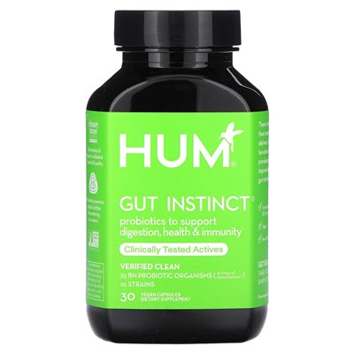 Hum Nutrition, instynkt jelit, 30 kapsułek wegańskich