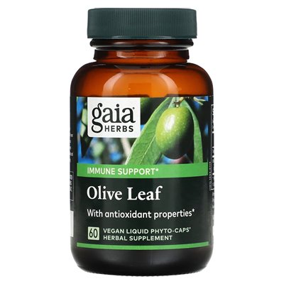 Gaia Herbs, Olivenblatt, 60 vegane Phyto-Kapseln mit Flüssigkeit