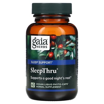 Gaia Herbs, Sleepthru, 60 Vegan Liquid Phyto-Caps