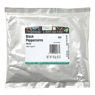 Frontier Co-op, Whole Black Peppercorns, 16 uncji (453 g) Frontier Co-op, Whole Black Peppercorns, 16 uncji (453 g)