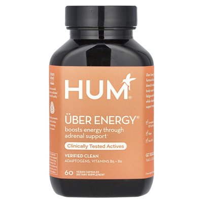 Hum Nutrition, Uber Energy, 60 wegańskich kapsułek