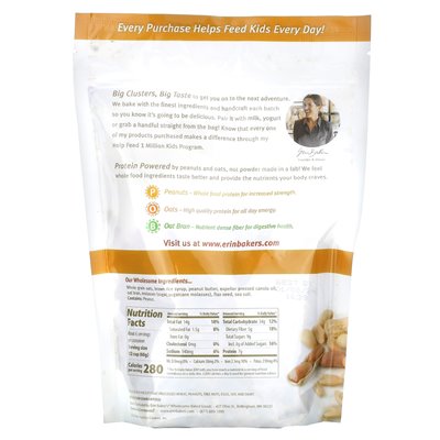 Erin Baker's, Homestyle Granola, Erdnussbutter, 12 oz (340 g)