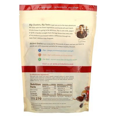 Erin Baker's, Homestyle Granola with Ancient Grains, Fruits and Nuts, 12 oz (340 g)