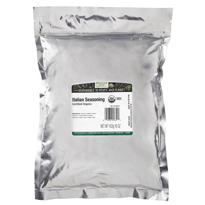 Frontier Co-op, Ernishic Italian przyprawy, 16 uncji (453 g) Frontier Co-op, Ernishic Italian przyprawy, 16 uncji (453 g)
