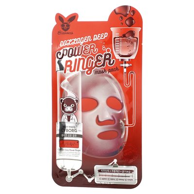 Elizavecca, Milky Piggy Cyborg, Collagen Deep Power, Ringer Beauty Mask Pack, 1 Blatt, 0,78 fl oz (23 ml) Elizavecca, Milky Piggy Cyborg, Collagen Deep Power, Ringer Beauty Mask Pack, 1 Blatt, 0,78 fl oz (23 ml)