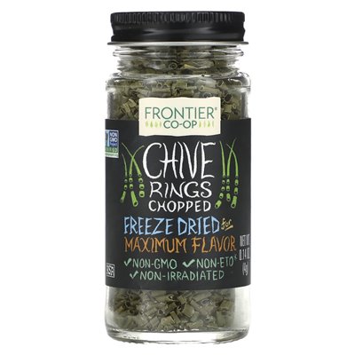 Frontier Co-op, chive rings chopped, 0.14 oz (4 g)