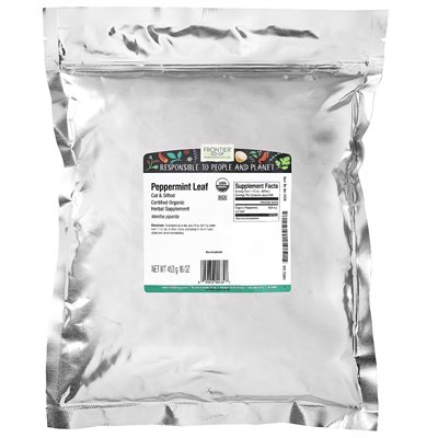 Frontier Co-Op, Bio-Pfefferminzblätter, geschnitten und gesiebt, 16 oz (453 g)