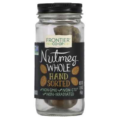Frontier Co-Op, Muskatnuss, ganz, 1,59 oz (45 g)