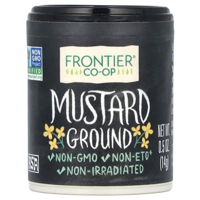 Frontier Co-op, gemahlener Senf, 0,5 oz (14 g)