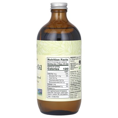 Flora, Certified Organic Sunflower Oil, 17 fl Oz (500 ml)