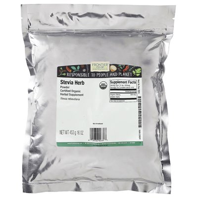 Frontier Co-Op, Organic Stevia Herb Powder, 16 oz (453 g)