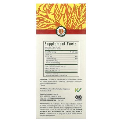 Flora, UDO's Choice®, UDO's Oil ™ 3-6-9 Blend, 32 Fl Oz (941 ml) Flora, UDO's Choice®, UDO's Oil ™ 3-6-9 Blend, 32 Fl Oz (941 ml)