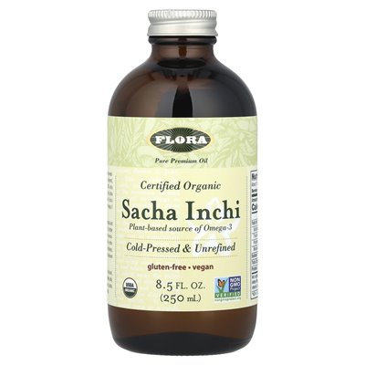 Flora, certified organic sacha cala, 8.5 fl oz (250 ml)