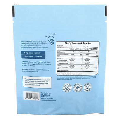 Joyspring, nastrojowe munchies, naturalna mieszana jagoda, 60 gumzy Joyspring, nastrojowe munchies, naturalna mieszana jagoda, 60 gumzy
