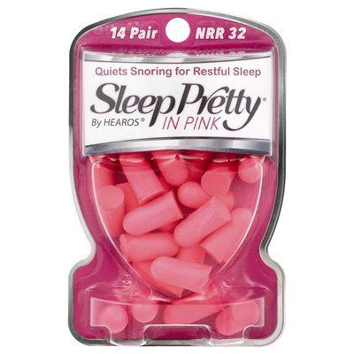 Pary słuchowe, zatyczki do uszu, sleep Pretty® in Pink, NRR 32, 14
