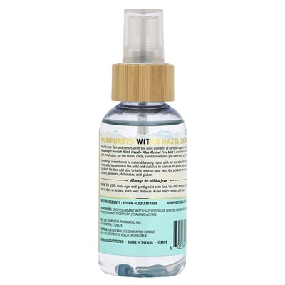 Humphreys, Hamamelis, alkoholfreier Aloe Vera-Nebel, 3,3 fl oz (97 ml)