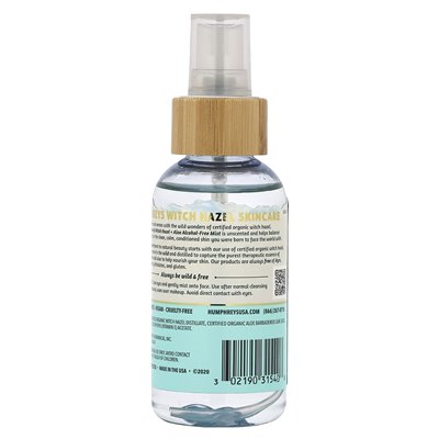 Humphreys, Hamamelis, alkoholfreier Aloe Vera-Nebel, 3,3 fl oz (97 ml)