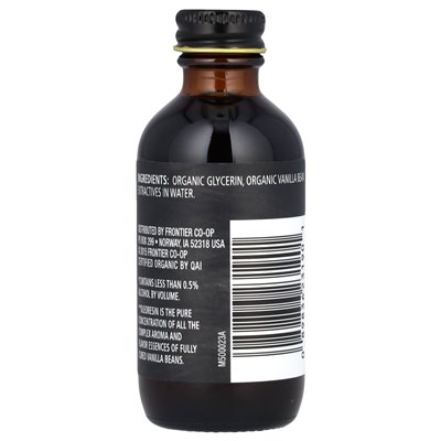 Frontier Co-op, Bio-Vanillegeschmack, alkoholfrei, 2 fl oz (59 ml)
