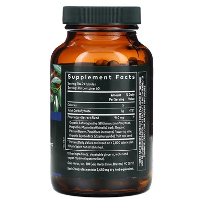 Zioła Gaia, Sleepthru, 120 wegańskich płynnych fito-caps Zioła Gaia, Sleepthru, 120 wegańskich płynnych fito-caps
