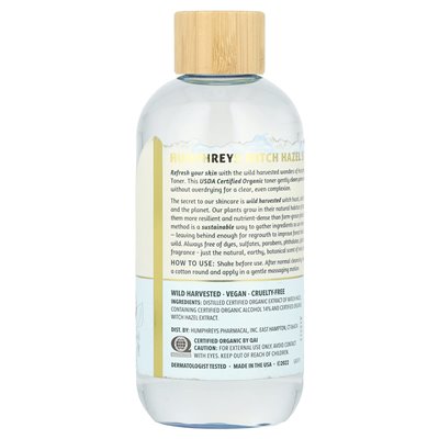 Humphreys, Witch Hazel, Cl,erifying Toner, 8 Fl Oz (236 ml) Humphreys, Witch Hazel, Cl,erifying Toner, 8 Fl Oz (236 ml)