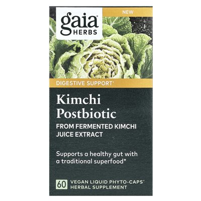 Zioła Gaia, Kimchi Postbiotyc, 60 wegańskich płynnych fito-caps Zioła Gaia, Kimchi Postbiotyc, 60 wegańskich płynnych fito-caps