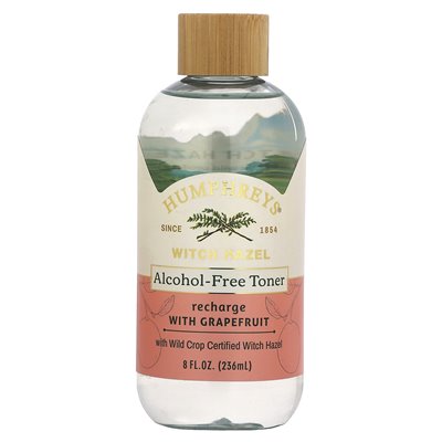 Humphreys, Hamamelis, alkoholfreies Grapefruit-Toner, aufladen, 8 fl oz (236 ml)