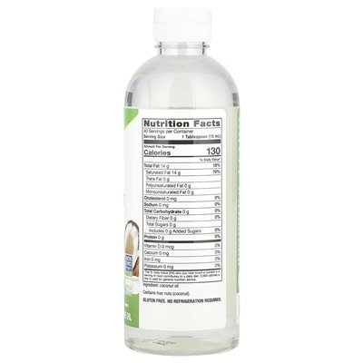 Nature's Way, premium płynny olej kokosowy, 20 fl oz (600 ml)