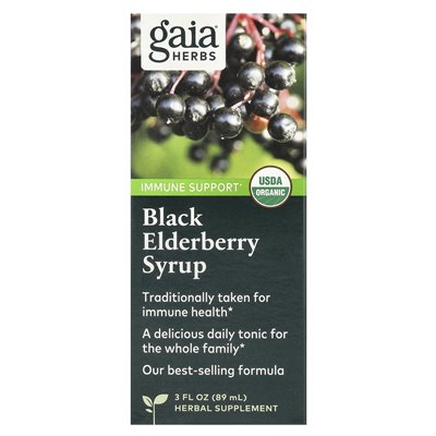 Zioła Gaia, syrop czarny bzu, wsparcie immunologiczne, 3 Fl Oz (89 ml) Zioła Gaia, syrop czarny bzu, wsparcie immunologiczne, 3 Fl Oz (89 ml)