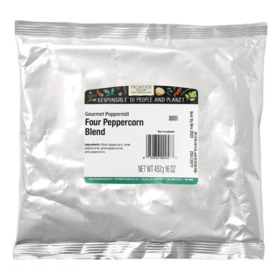 Frontier Co-Op, Vier-Pfeffer-Mischung, Gourmet-Pfeffermühle, 16 oz (453 g)
