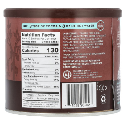 Równa wymiana, organiczna gorąca kakao, 12 uncji (340 g) Równa wymiana, organiczna gorąca kakao, 12 uncji (340 g)