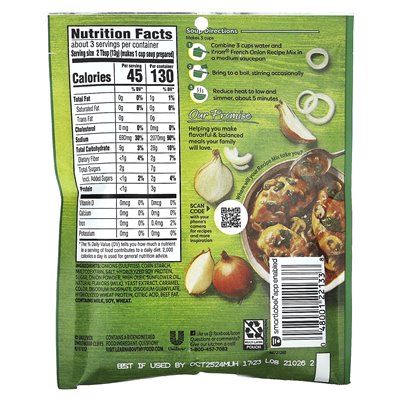 Knorr French Onion Recipe Mix, 1.4 oz (40 g)