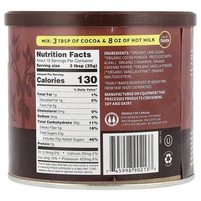 Równa wymiana, organiczna, pikantna kakao z chili i cynamonem, 12 uncji (340 g) Równa wymiana, organiczna, pikantna kakao z chili i cynamonem, 12 uncji (340 g)