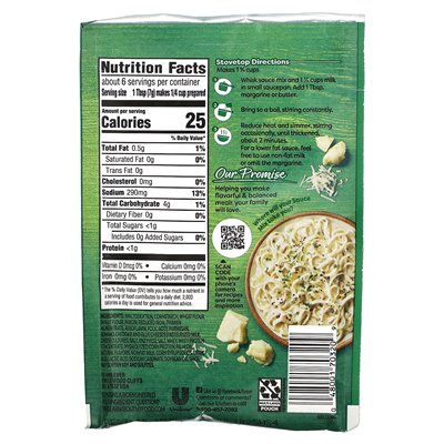 Knorr Alfredo Saucenmischung, 1,6 oz (45 g)