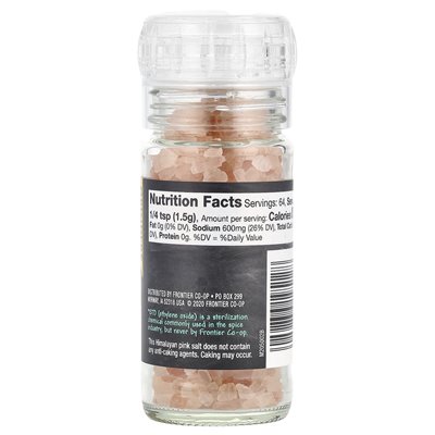 Frontier Co-op, Himalayan Pink Salt, Grinders, 3.38 oz (96 g)