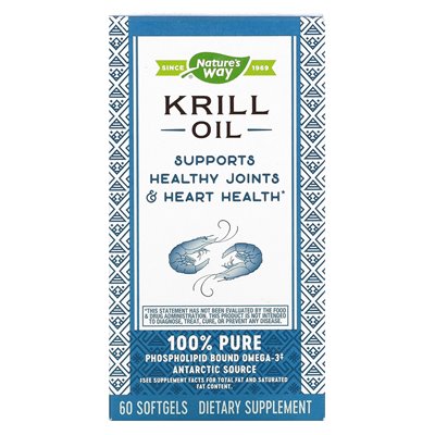 Nature's Way, Krill Oil, 60 softgels