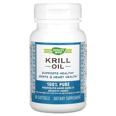 Nature's Way, Krill Oil, 60 softgels