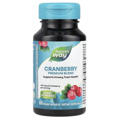 Nature's Way, Cranberry, Premium Blend, 60 Vegan Capsules