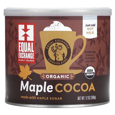 Equal Exchange, Bio-Ahorn-Kakao, 12 oz (340 g)