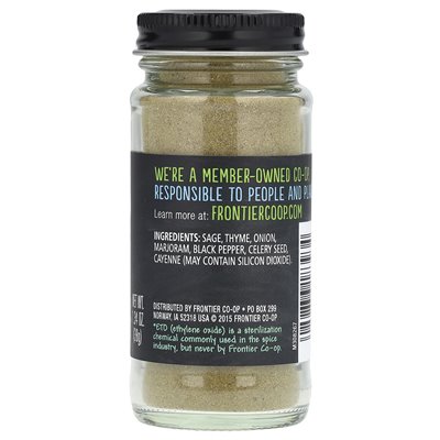 Frontier Co-Op, Poultry Seasoning with Sage, Thyme and Onion, 1.34 oz (38 g)