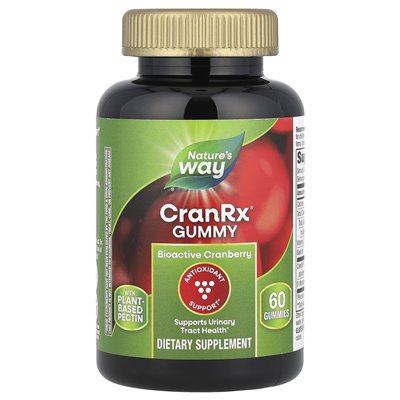 Nature's Way, Cranrx® gummy, bioactive cranberry, 60 gummies