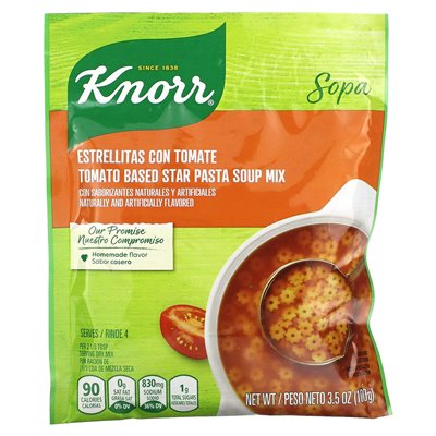 Knorr, Tomaten-Nudelsuppe, 3,5 oz (100 g)